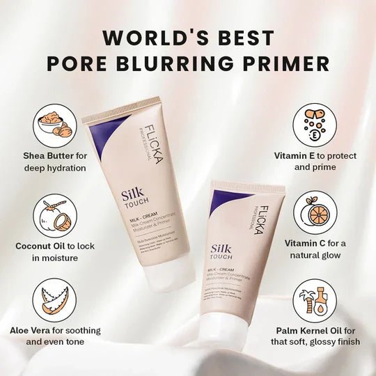 Flicka Silk Touch l Primer and Moisturizer 60G