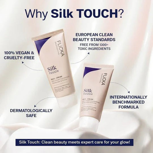 Flicka Silk Touch l Primer and Moisturizer 60G