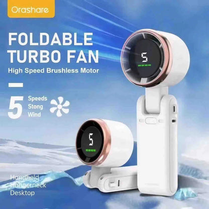 Portable Fan | Adjustable Angles | 5 Speed Gears