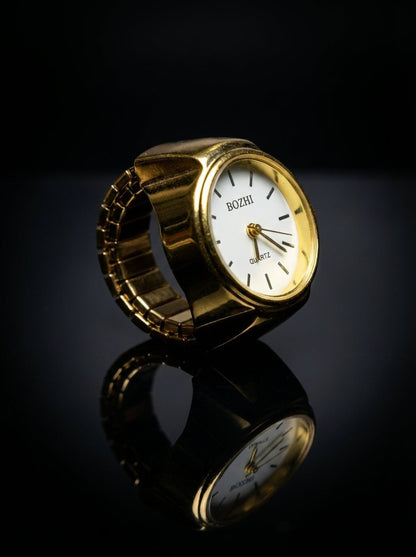 Ring Watch- Golden